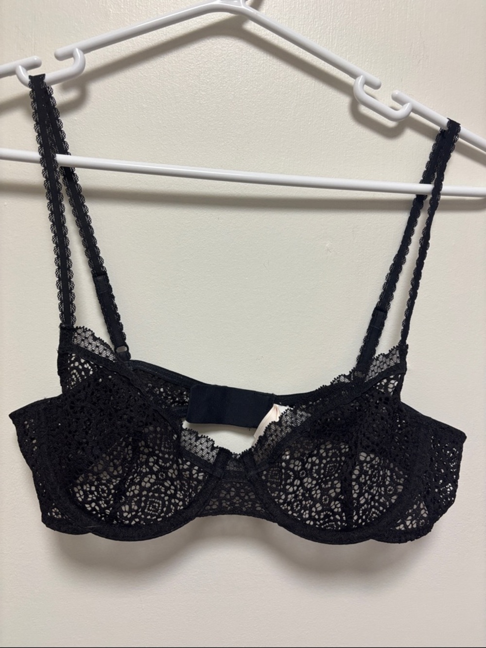 J. Crew Black Lace Underwire Bra 34B Brand New!